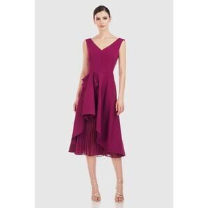 knee length dresses for ladies Kay Unger- Mira Midi Dress main image 1